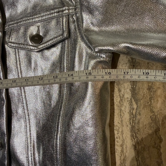 ZARA METALLIC SILVER JACKET  XS NEW WITH TAGS - Picture 8 of 8